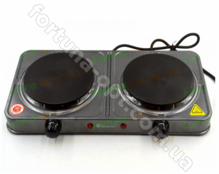 Электроплита Domotec - 5822 (2000 Вт) ✅ базовая цена $21.70 ✔ Опт ✔ Скидки ✔ Заходите! - Интернет-магазин ✅ Фортуна-опт ✅