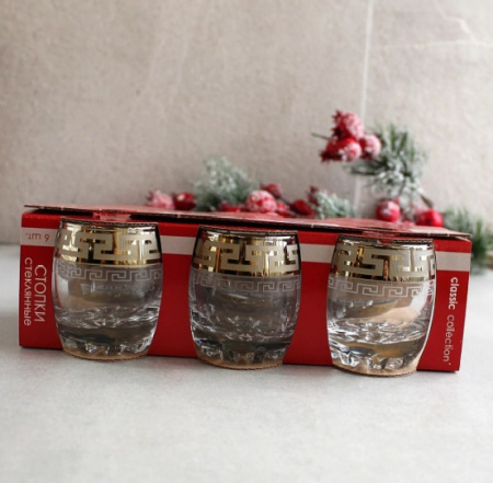 Набор стопок Гусь-Хрустальный "Греческий узор" 60 мл 6 шт. 08-2244 ✅ базовая цена 95.79 грн. ✔ Опт ✔ Скидки ✔ Заходите! - Интернет-магазин ✅ Фортуна-опт ✅