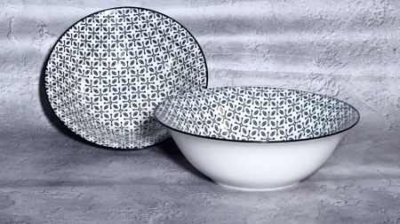 Салатник "7" керам Арабский Оникс 050-37-04 ✅ базовая цена 50.96 грн. ✔ Опт ✔ Скидки ✔ Заходите! - Интернет-магазин ✅ Фортуна-опт ✅