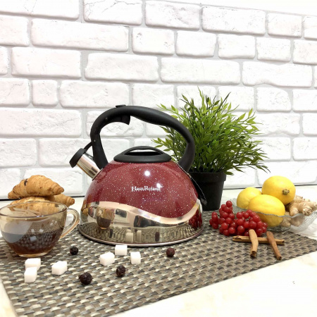 Чайник нержавеющий со свистком 3л Top-Kitchen- 784 ✅ базовая цена $21.67 ✔ Опт ✔ Скидки ✔ Заходите! - Интернет-магазин ✅ Фортуна-опт ✅