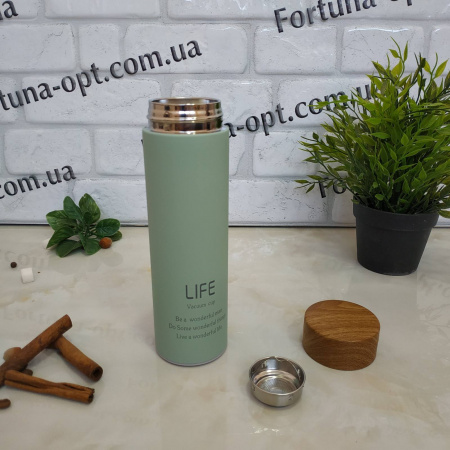 Термос нержавеющий 300 мл "Life" цветной c ситечком 3925-03 Stenson ➜ фото ➜ розн цена $6.14 - Интернет-магазин ✅ Fortuna-opt.com.ua. ✅