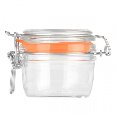 Стеклянная банка с зажимом Ecomo Бугель 125 мл 22501 ✅ базовая цена 56.83 грн. ✔ Опт ✔ Скидки ✔ Заходите! - Интернет-магазин ✅ Фортуна-опт ✅