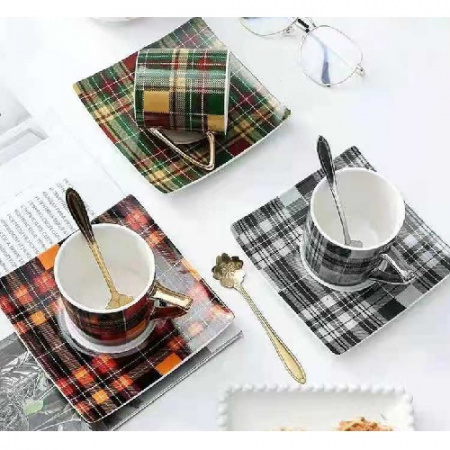 Чашка с блюдцем и ложкой 220 мл "Irish pub" 00941 ✅ базовая цена $8.66 ✔ Опт ✔ Скидки ✔ Заходите! - Интернет-магазин ✅ Фортуна-опт ✅