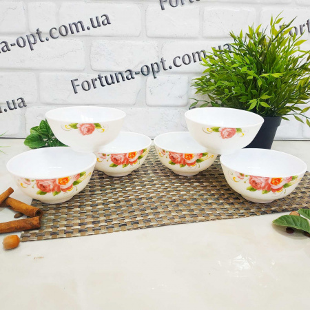 Салатники стеклокерамические 6 шт/набор 450 мл "Ориент" Helios - 7412 ✅ базовая цена 181.80 грн. ✔ Опт ✔ Скидки ✔ Заходите! - Интернет-магазин ✅ Фортуна-опт ✅