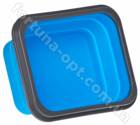 Ланч-бокс силиконовый складной Frico FRU - 383 - 800 мл ➜ фото ➜ розн цена $5.04 - Интернет-магазин ✅ Fortuna-opt.com.ua. ✅