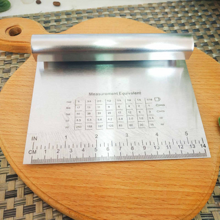 Шпатель кондитерский нержавеющий с размерной линейкой 15х12см 19729 ✅ базовая цена 58.69 грн. ✔ Опт ✔ Скидки ✔ Заходите! - Интернет-магазин ✅ Фортуна-опт ✅