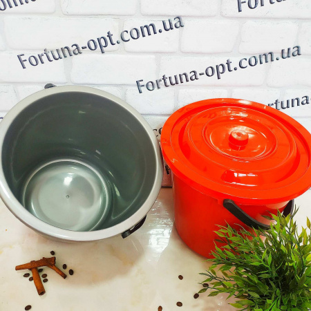 Ведро 11л пищевое с крышкой Эталон 0005 ✅базовая цена 114.67 грн. ✔ Опт ✔ Скидки ✔ Заходите! - Интернет-магазин ✅ Фортуна-опт ✅