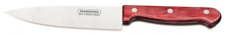 Нож поварской в блистере 152 мм Трамонтина POLYWOOD красная деревянная ручка - 21131/176 ✅ базовая цена 364.08 грн. ✔ Опт ✔ Скидки ✔ Заходите! - Интернет-магазин ✅ Фортуна-опт ✅