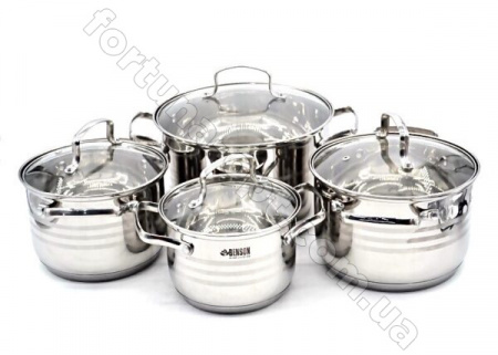 Набор кастрюль Benson BN - 202➜ Опт и розница ✅ актуальная цена -Интернет магазин ✅ Фортуна ✅