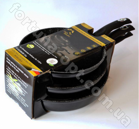 Набор сковородок Edenberg EB - 1735 - 3 пр ✅ базовая цена $31.78 ✔ Опт ✔ Скидки ✔ Заходите! - Интернет-магазин ✅ Фортуна-опт ✅