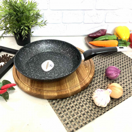 Сковорода с гранитным покрытием A-Plus - 1520 - 22 см ✅ базовая цена $7.02 ✔ Опт ✔ Скидки ✔ Заходите! - Интернет-магазин ✅ Фортуна-опт ✅