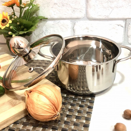 Кастрюля маленькая нержавейка 0,7л А-Плюс -2180 ✅ базовая цена $6.10 ✔ Опт ✔ Скидки ✔ Заходите! - Интернет-магазин ✅ Фортуна-опт ✅