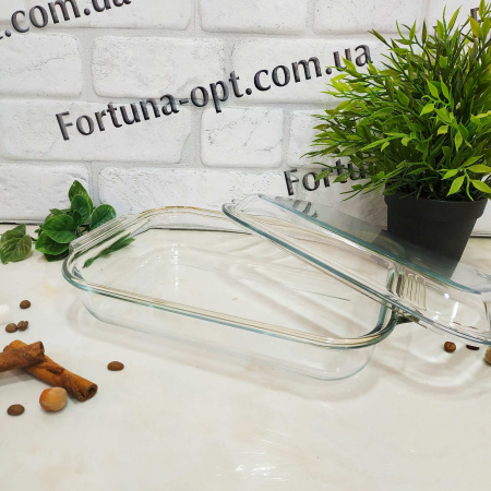 Противень термостекло прямоугольный с крышкой A-Plus - 4010 ✅ базовая цена $6.61 ✔ Опт ✔ Скидки ✔ Заходите! - Интернет-магазин ✅ Фортуна-опт ✅