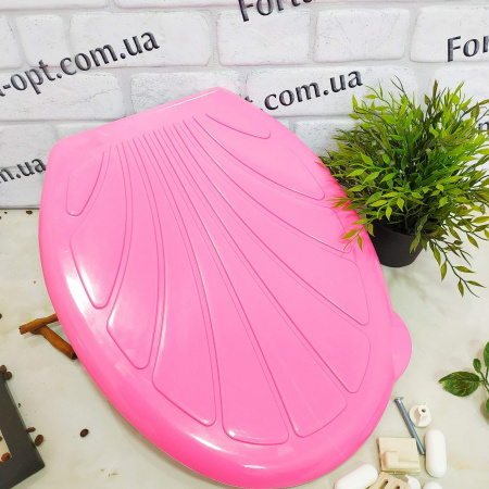Крышка пластиковая на унитаз Украина розовая (З) 1312/12 ✅ базовая цена 155.40 грн. ✔ Опт ✔ Скидки ✔ Заходите! - Интернет-магазин ✅ Фортуна-опт ✅