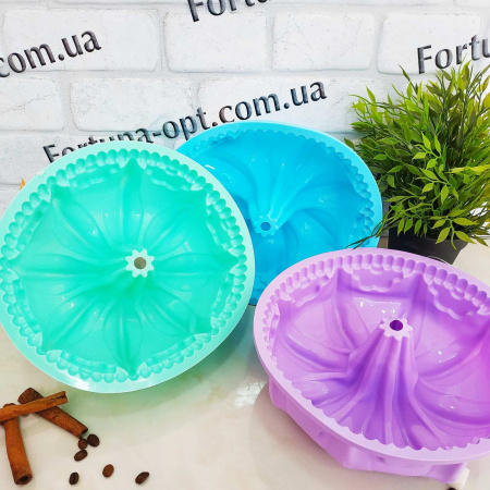 Форма силиконовая для выпечки кекса с втулкой A-Plus - 1949 ✅ базовая цена $2.68 ✔ Опт ✔ Скидки ✔ Заходите! - Интернет-магазин ✅ Фортуна-опт ✅