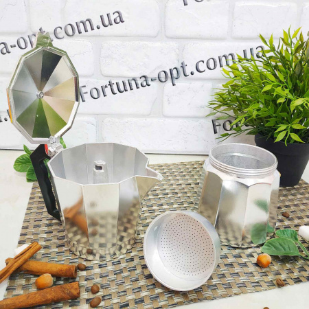 Гейзерная кофеварка на 9 чашек A-Plus - 2083 ✅ базовая цена $7.61 ✔ Опт ✔ Скидки ✔ Заходите! - Интернет-магазин ✅ Фортуна-опт ✅