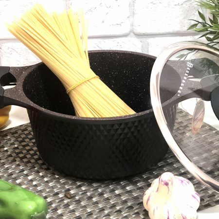 Кастрюля-казан 2,5 л с мраморным покрытием Edenberg EB - 16201 ✅ базовая цена $22.47 ✔ Опт ✔ Скидки ✔ Заходите! - Интернет-магазин ✅ Фортуна-опт ✅