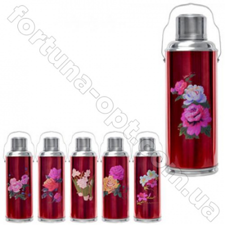 Термос железный со стеклянной колбой A-Plus - 826 - 3,2 л ➜ фото ➜ розн цена $8.75 - Интернет-магазин ✅ Fortuna-opt.com.ua. ✅ 